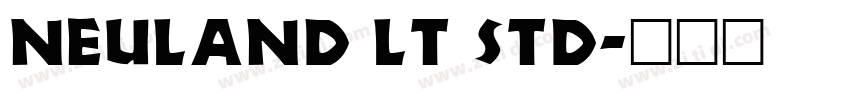 Neuland LT Std字体转换